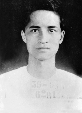 Đồng chí Nguyễn Đức Cảnh (ảnh do mật thám Pháp chụp năm 1931)